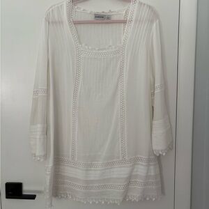 Chico's SZ 3 White Blouse.